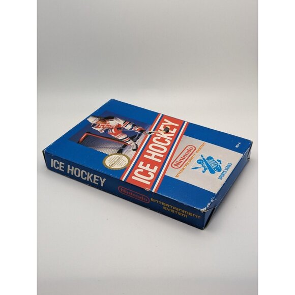 Ice Hockey (Nintendo NES, 1988) CIB w/ Box, Game, Manual & Sleeve ~ Tested Works - Picture 3 of 12